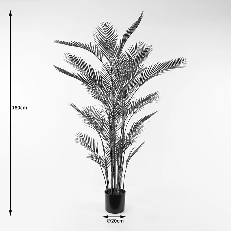 Bimë dekorative në vazo Kwai Inart, jeshile, 125x180cm