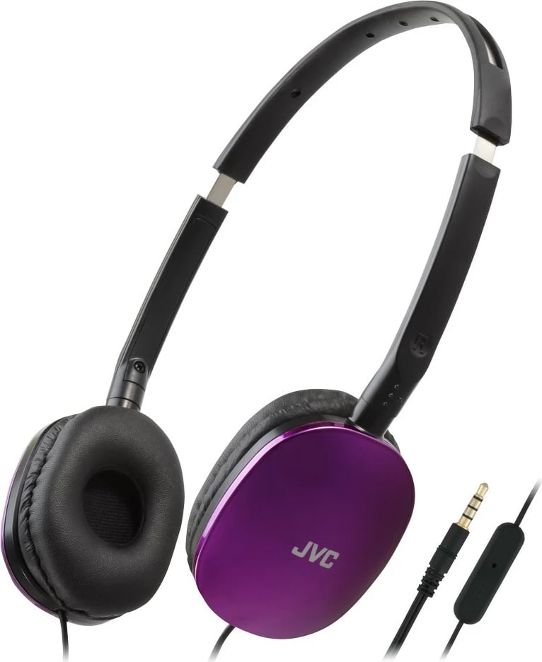 Kufje JVC HA-S160M-VU, me mikrofon, me kabllo, vjollcë Kufje JVC HA-S160M-VU, me mikrofon, me kabllo, vjollcë
