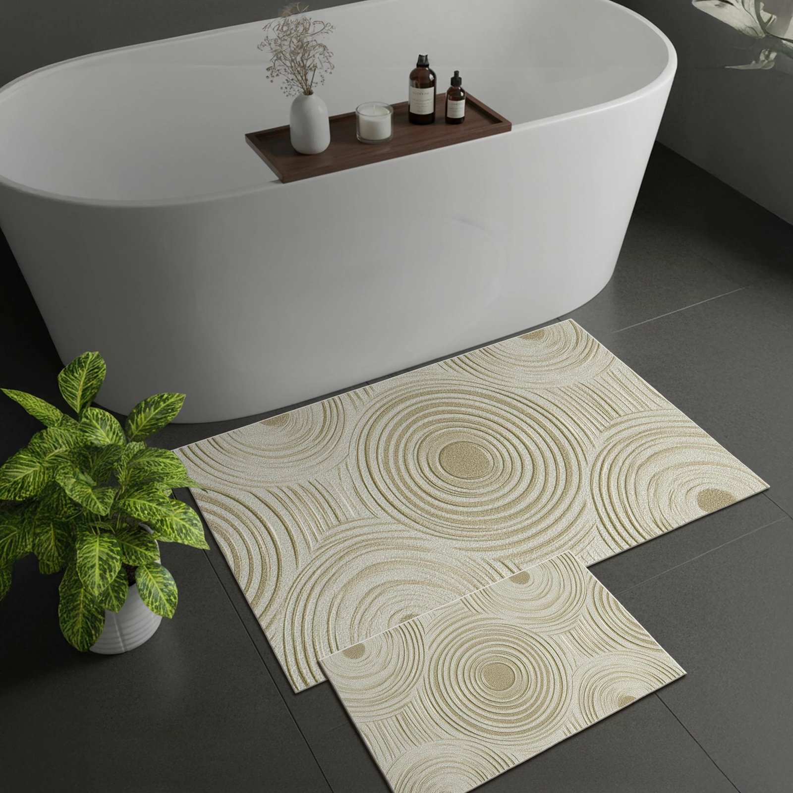 Set tapetash për banjo (2 copë), Mijolnir, Asr42, bezhë