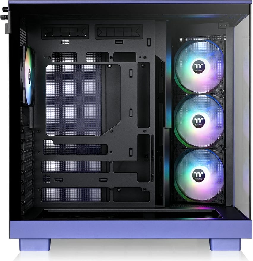 Kasë Thermaltake View 380 XL TG ARGB, Midi Tower, xham i temperuar, blu