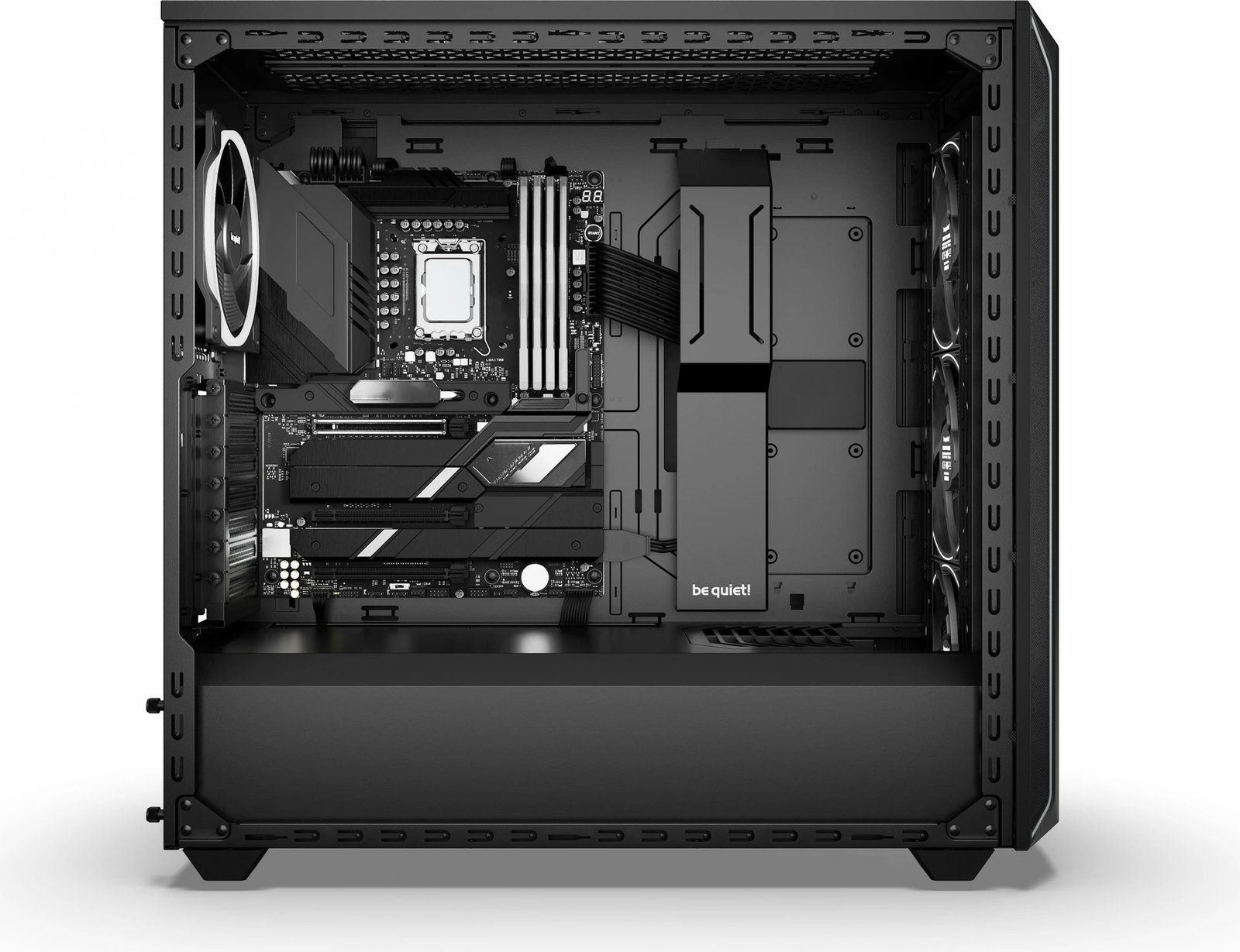 Kasë Be Quiet! Shadow Base 800 FX Black, Midi Tower, PC, ATX, EATX, micro ATX, Mini-ITX, e zezë