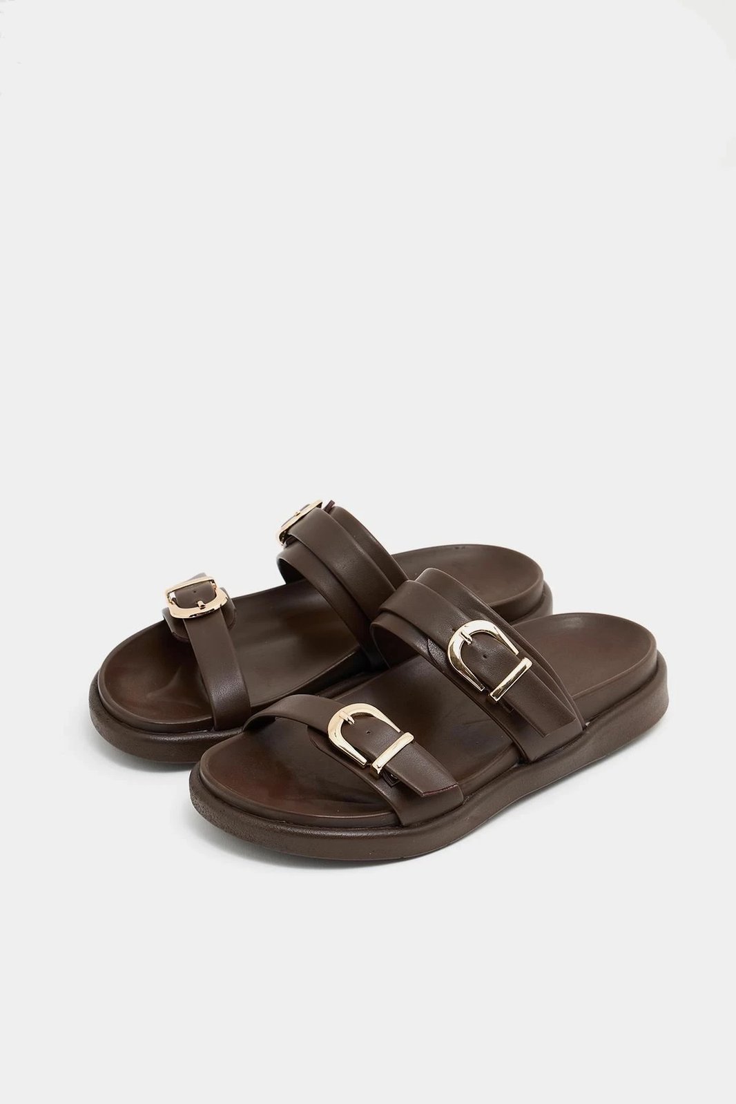 Pantofla për gra, ngjyrë kafe, Jumeon, MK1340125YR20-004