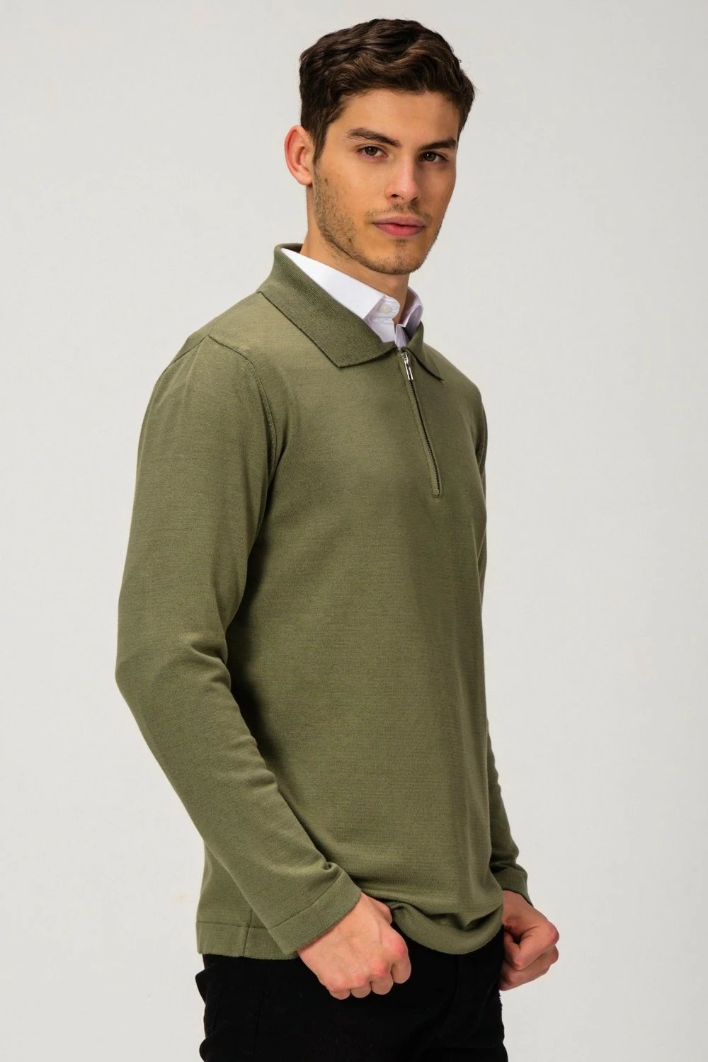 Bluzë për meshkuj Alexandër Gardi, e gjelbër