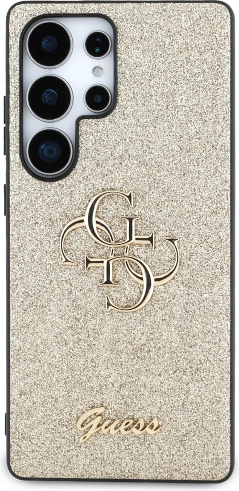 Mbështjellës Guess Fixed Glitter Big 4G Metal Logo për Samsung Galaxy S25 Ultra, Ari