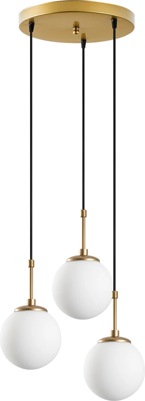 Llambë tavani Opviq Orbital, ngjyrë ari, 36x36x115cm