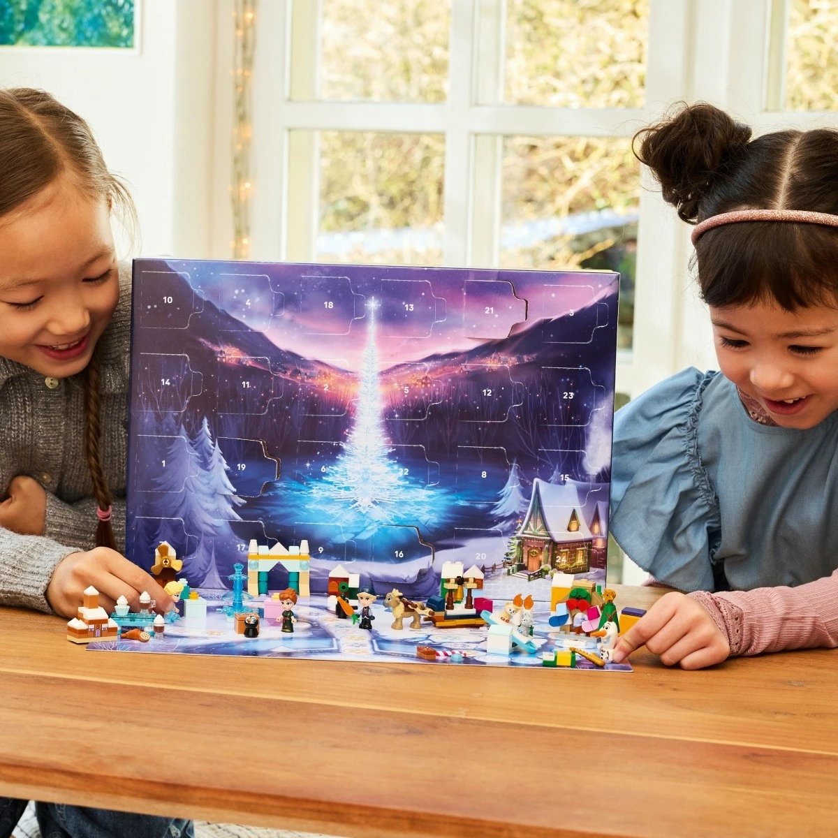 Kalendar advent LEGO Disney Frozen 43273, 231 pjesë, për fëmijë, shumëngjyrësh