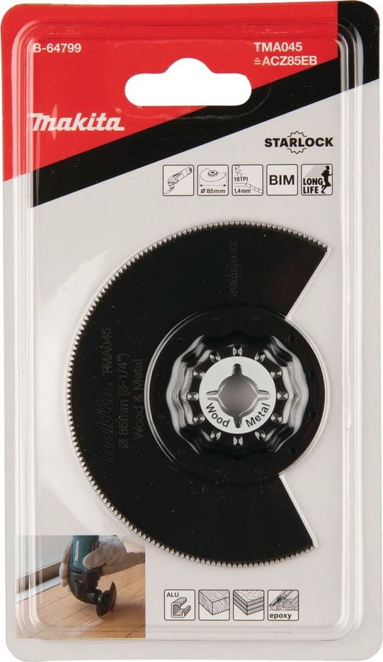 Teh prerës Makita B-64799, bimetal, 18 TPI, 1 copë