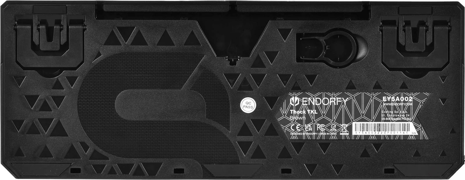 Tastierë gaming, Endorfy, TKL, RGB, e zezë 