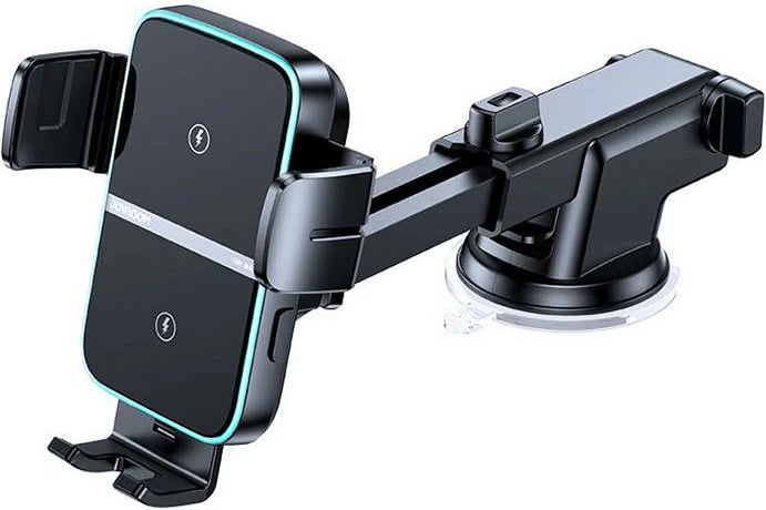 Mbajtës celulari Joyroom JR-ZS246 me karikues wireless Qi, i zi