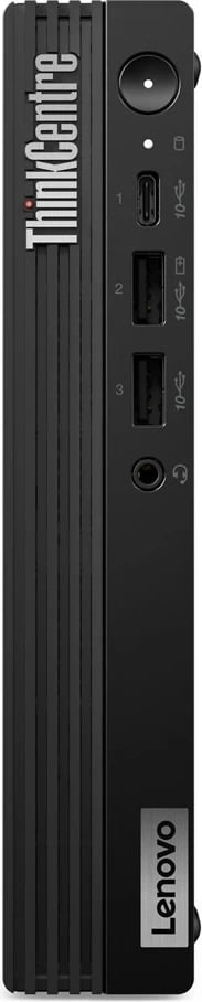 Kasë Lenovo ThinkCentre M75q Gen 5, AMD Ryzen 3 8300GE, 8 GB RAM, 256 GB SSD, Windows 11 Pro, e zezë