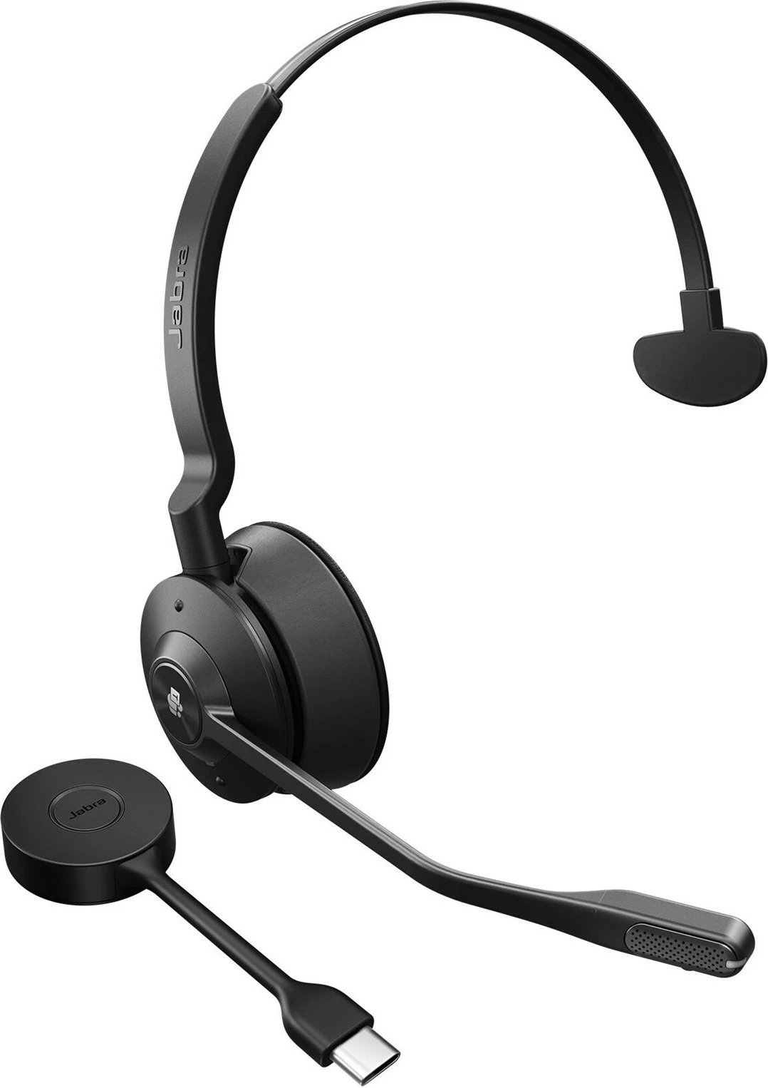 Kufje Jabra Engage 55 SE, USB-C MS Mono, Wireless, 57 g, E zezë