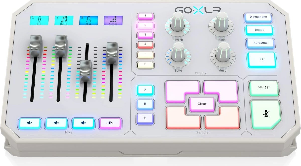 Mikser audio USB TC Helicon GO XLR, i bardhë