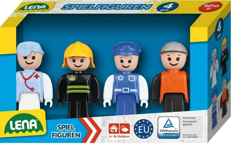 Set figurina Lena 04490, 4 copë, blu