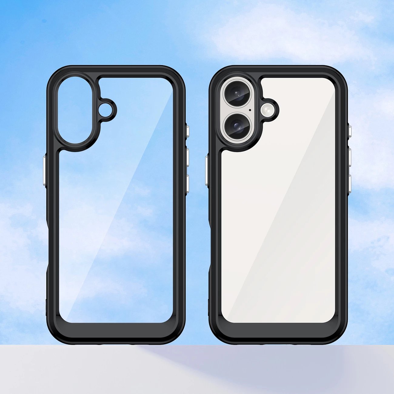 Mbështjellës Hurtel Outer Space Case për iPhone 16, i zi