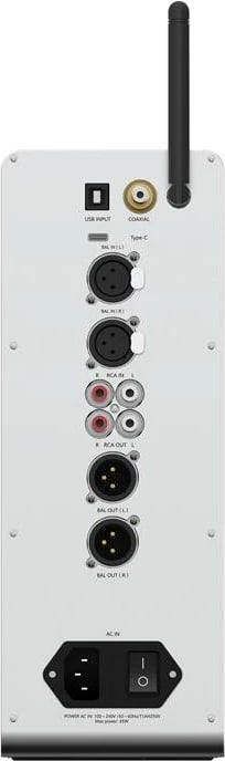Amplifikator kufjesh HiFiMAN EF600 Amp me DAC të integruar, i bardhë
