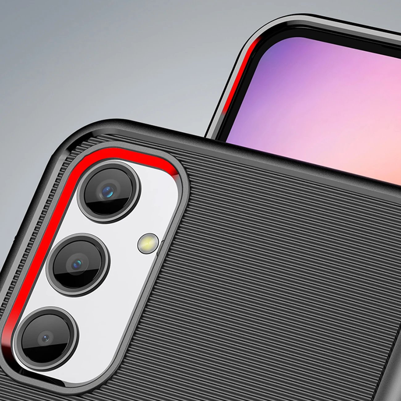 Mbështjellës Hurtel Thunder Case për Samsung Galaxy A24 4G, TPU, i zi