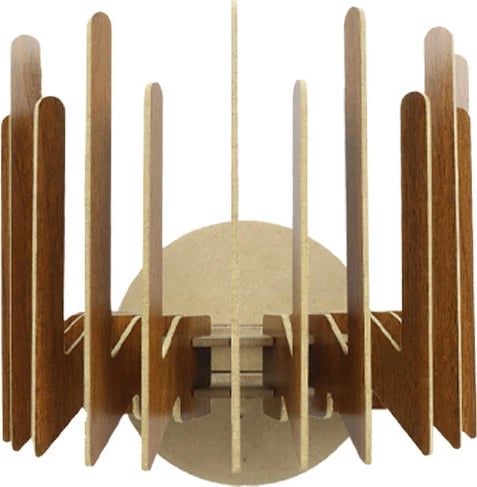 Llambë muri Opviq, model ZigZag, 2 copë, ngjyrë arre, 207-ZK2 Llambë muri Opviq, model ZigZag, 2 copë, ngjyrë arre, 207-ZK2