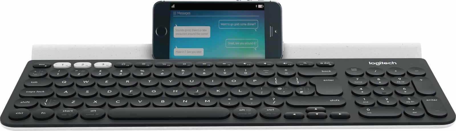 Tastierë Logitech K780 Multi-Device Bluetooth, e zezë