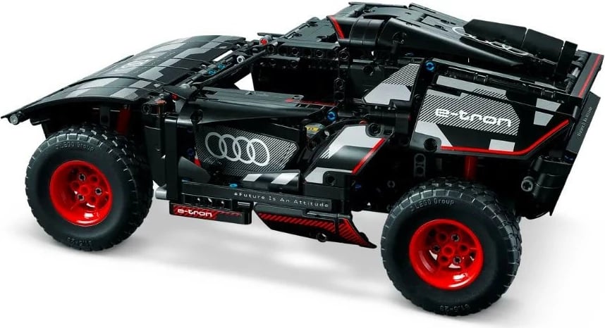 Set ndërtimi LEGO Technic Audi RS Q e-tron 42160, 914 pjesë, i zi