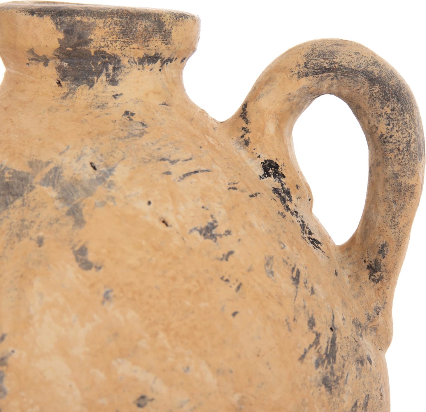 Vazo dekorative tavoline VERMO, terrakotë, bezhë e fërkuar, Φ22x17Hcm Vazo dekorative tavoline VERMO, terrakotë, bezhë e fërkuar, Φ22x17Hcm