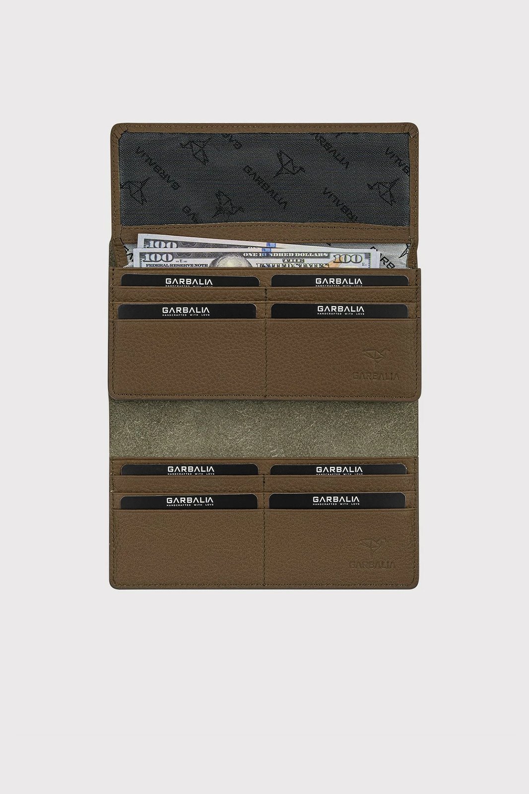 Portofol për gra, Zoozie Bags, Parıs, ngjyrë kaki