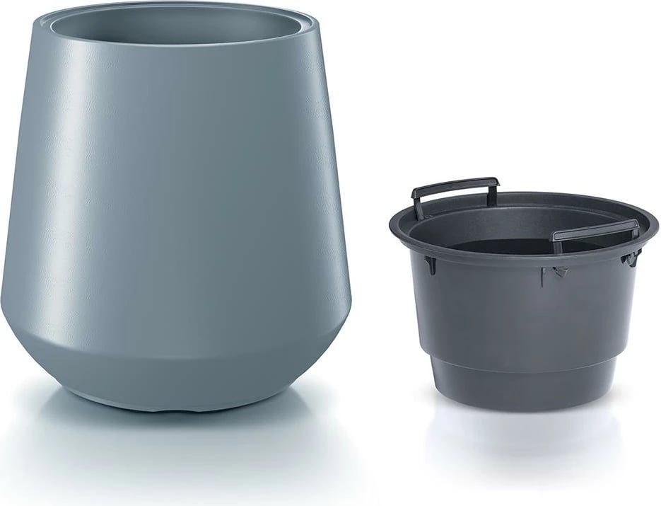 Vazo NEXT Heos, H35xΦ39.5cm, Gri e Çelët