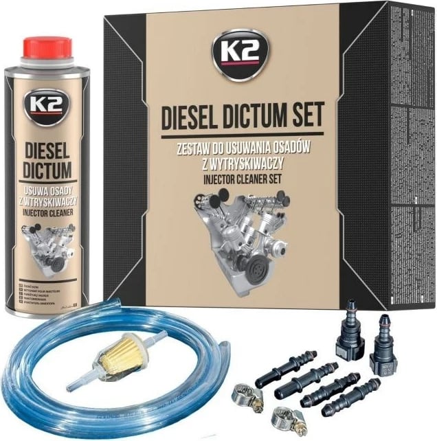Set pastrimi injektori K2 Diesel Dictum, 500ml