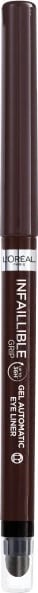 Laps për sy L'Oreal Paris Infallible Grip Gel Automatic 36H për femra 004 Brown Denim, 1 art
