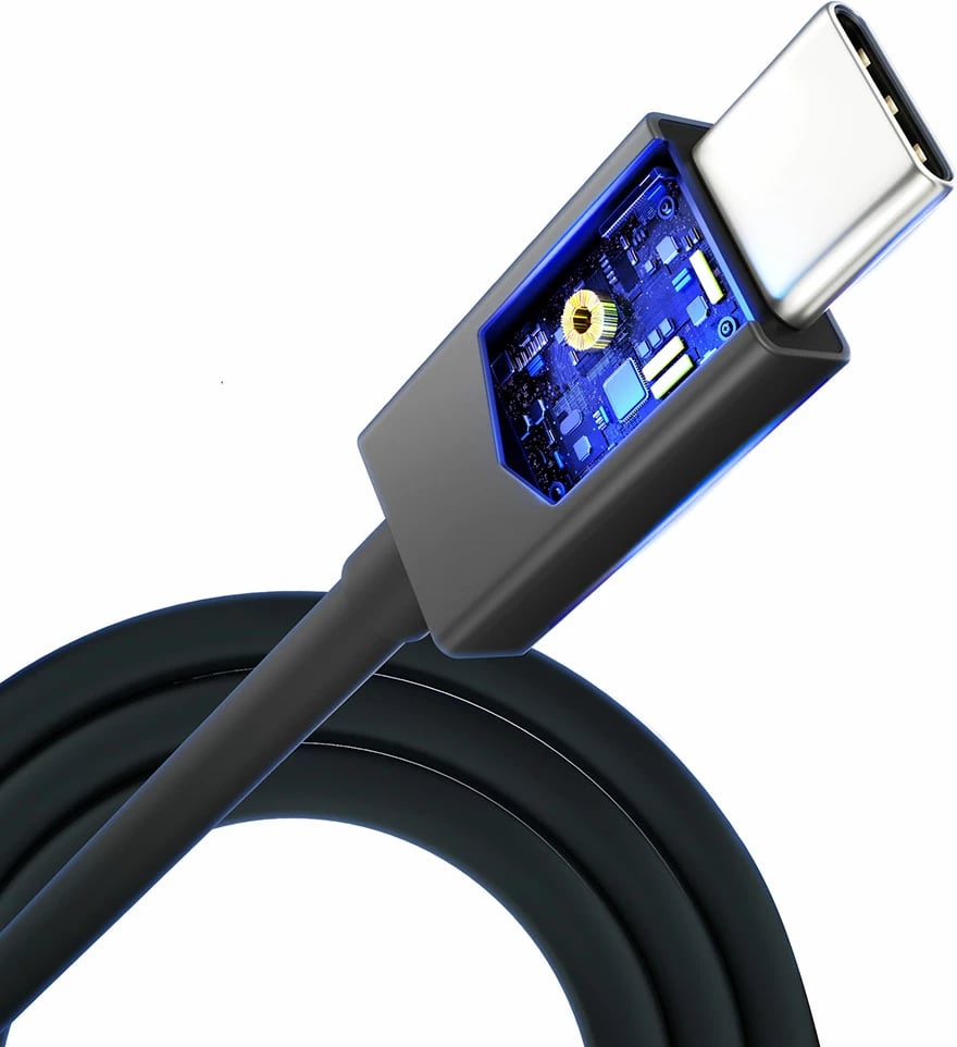 Kabllo Thunderbolt 3mk Hyper USB4, 1m, 240W, USB-C në USB-C, E zezë