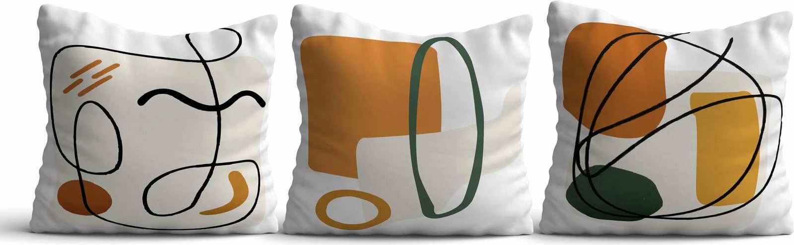 Set mbulesash për jastëkë (3 copë), dizajn Aberto, Asr_plw25 - 15