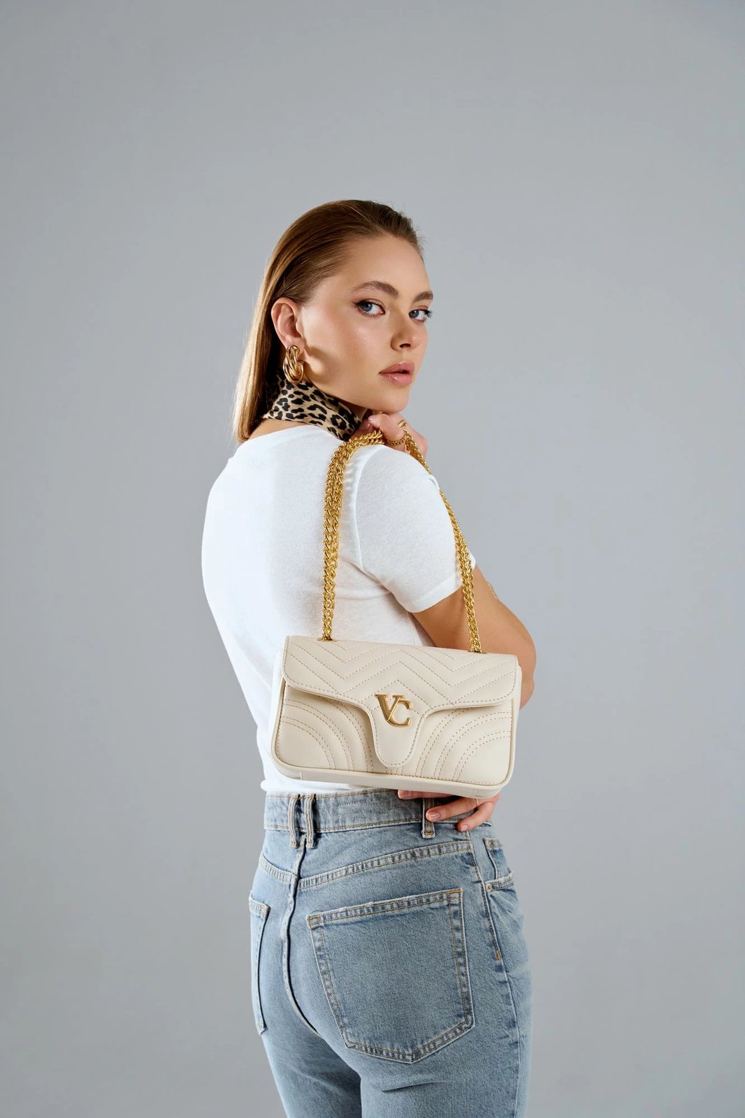 Çantë supi Vince Camuto, Lucca, krem