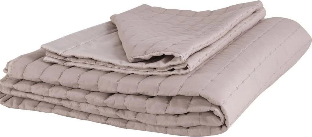 Set mbulesë dysheku dopio L'essentiel, Dublin, ngjyrë kapuçino