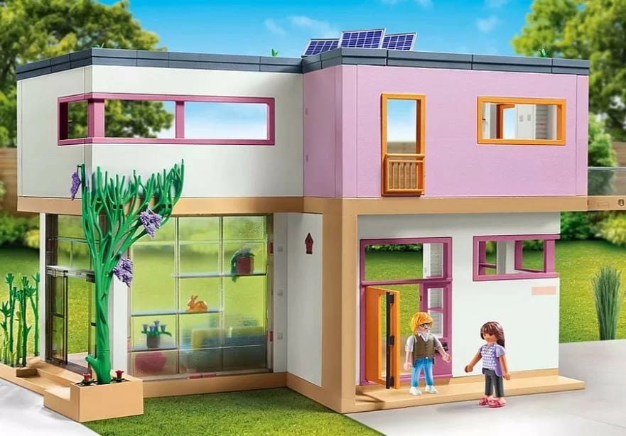 Set lodrash Playmobil 71607 Shtëpi me Kopsht Dimëror, 312 pjesë