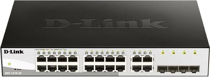 Switch D-Link DGS-1210-20/E 24 porta 1Gbps