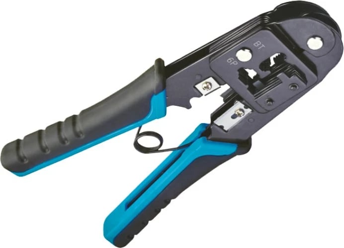 Pinca shtrënguese të kabllove Alantec,  NI024, e zezë / e kaltër
