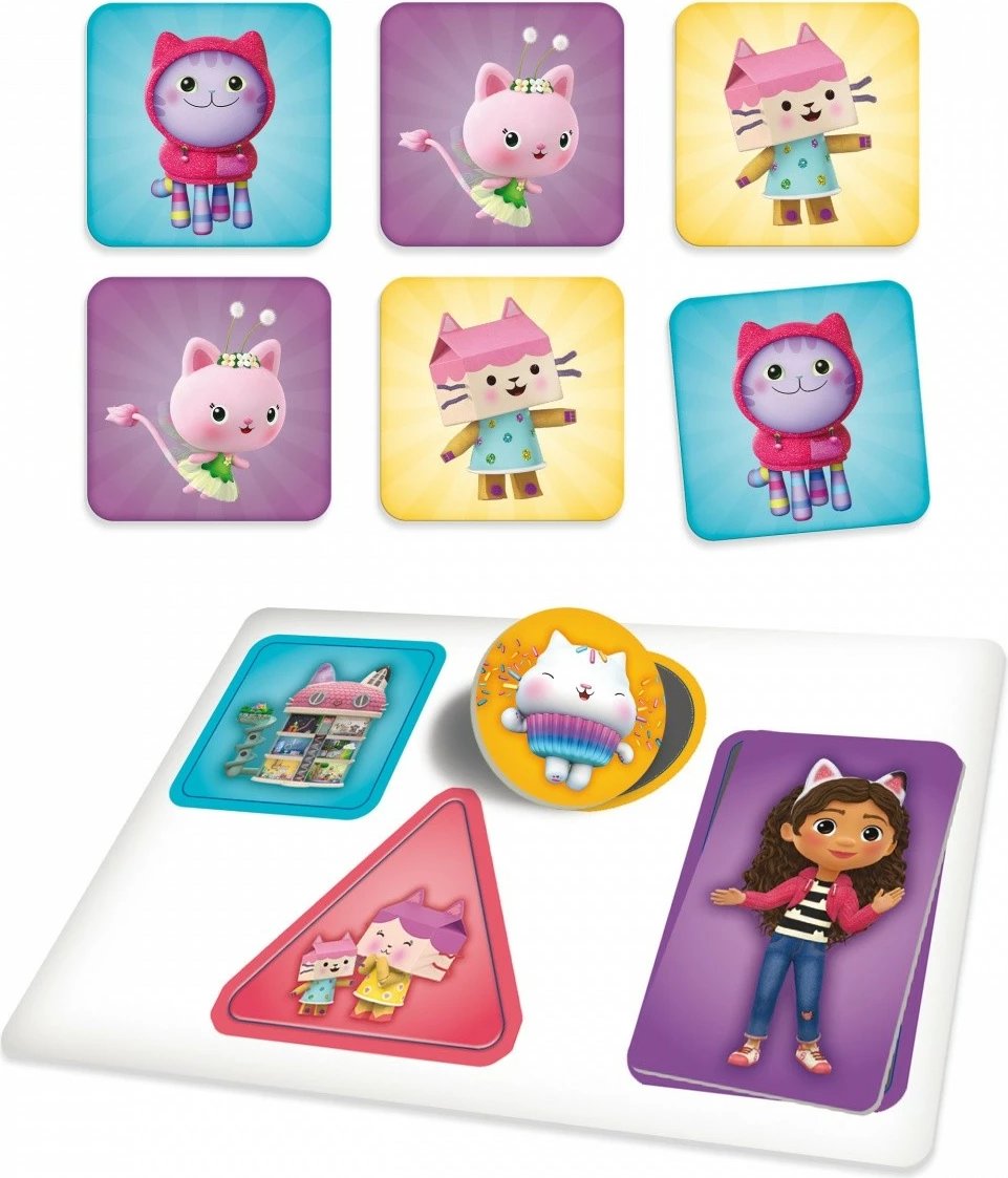 Tavolinë lojërash edukative Lisciani Gabby's Dollhouse, plastikë, për fëmijë 3+