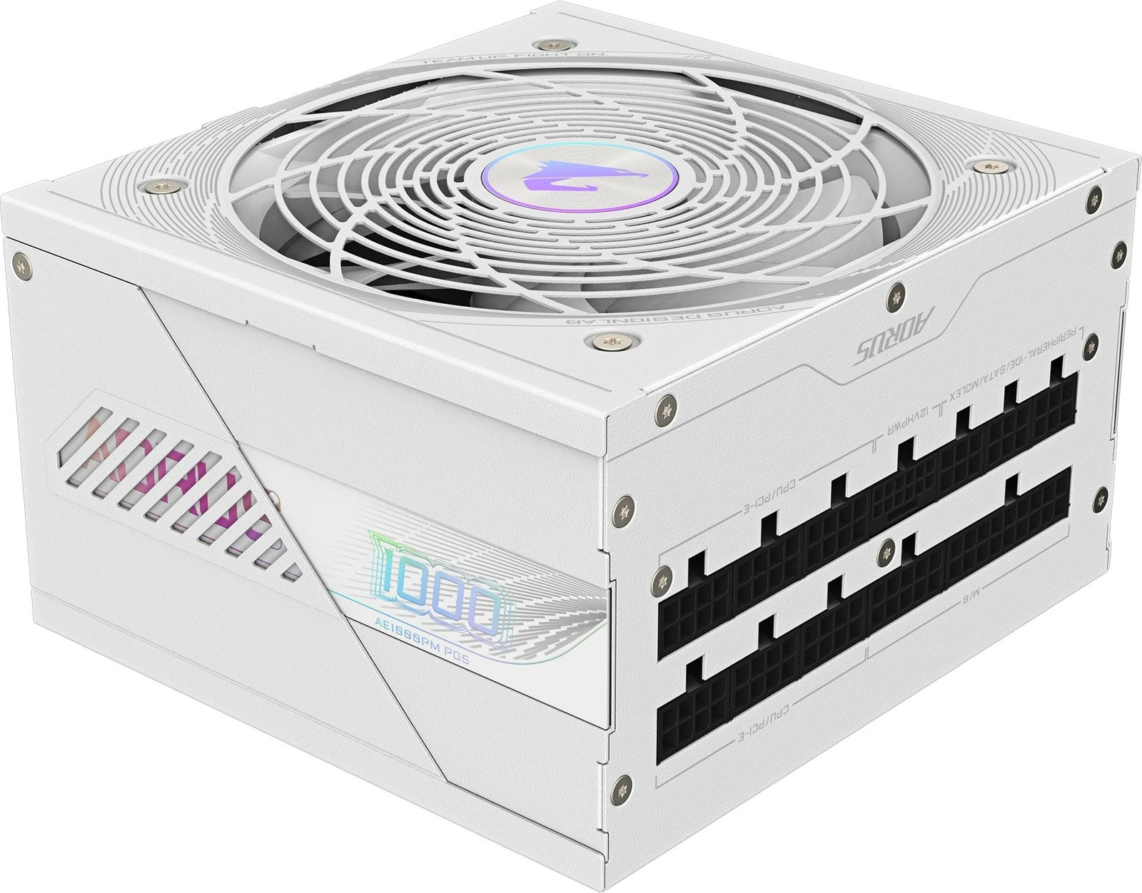 Furnizues energjie Gigabyte AORUS ELITE AE1000PM PG5 1000W, 80 Plus Platinum, bardhë