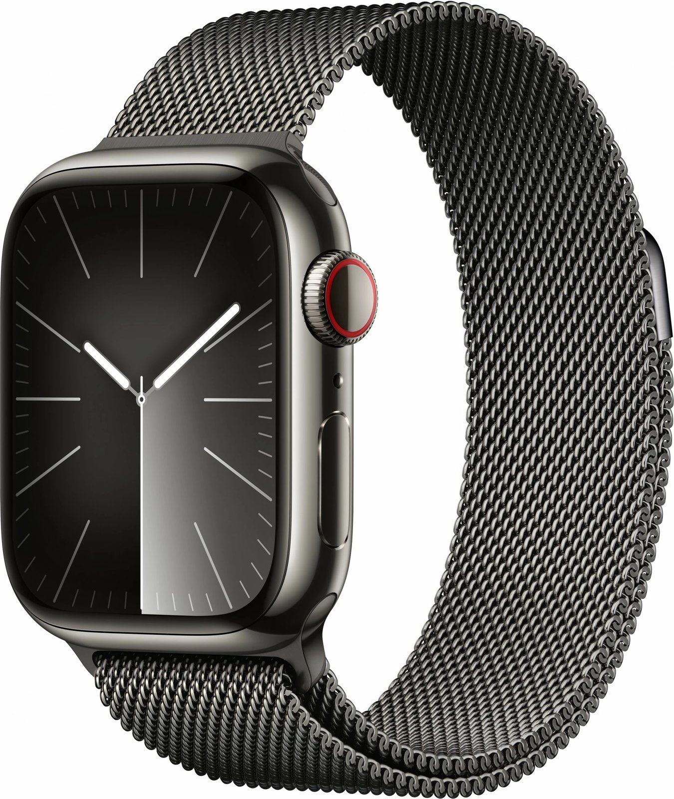 Smartwatch Apple Watch S9 Cellular 41mm, 64GB, milanaise grafit