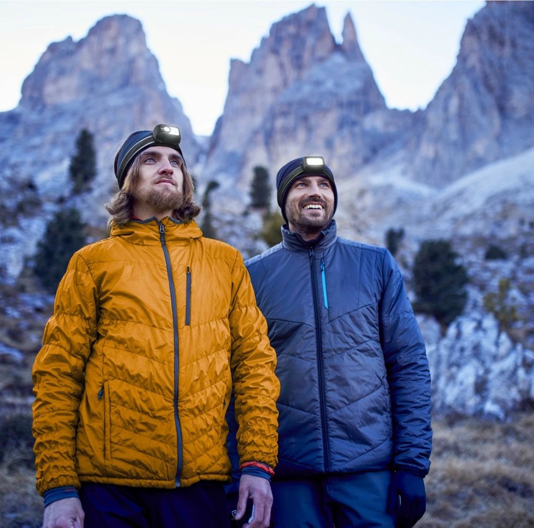 Dritë koke, Hama HL240, 240 lm, 7 moda ndriçimi, IP44, rreze 60 m, e zezë