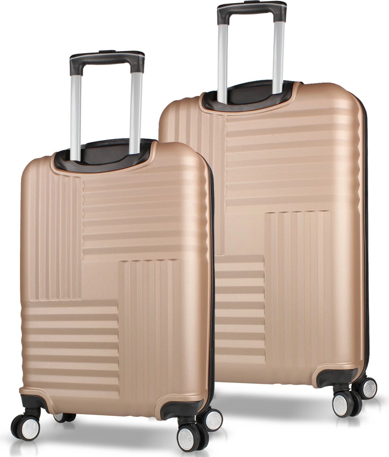 Set valixhesh (2 copë), ngjyrë ari, Zoozie Bags, 8401