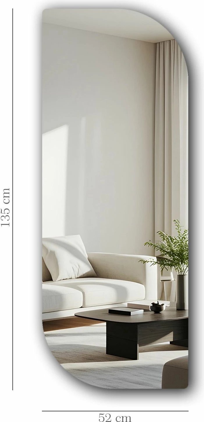 Pasqyrë Skye Decor, 52135Ayna-005, shumëngjyrëshe, 52x135cm