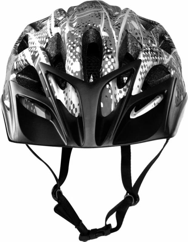Helmetë biçiklete Spokey, uniseks, gri-e zezë