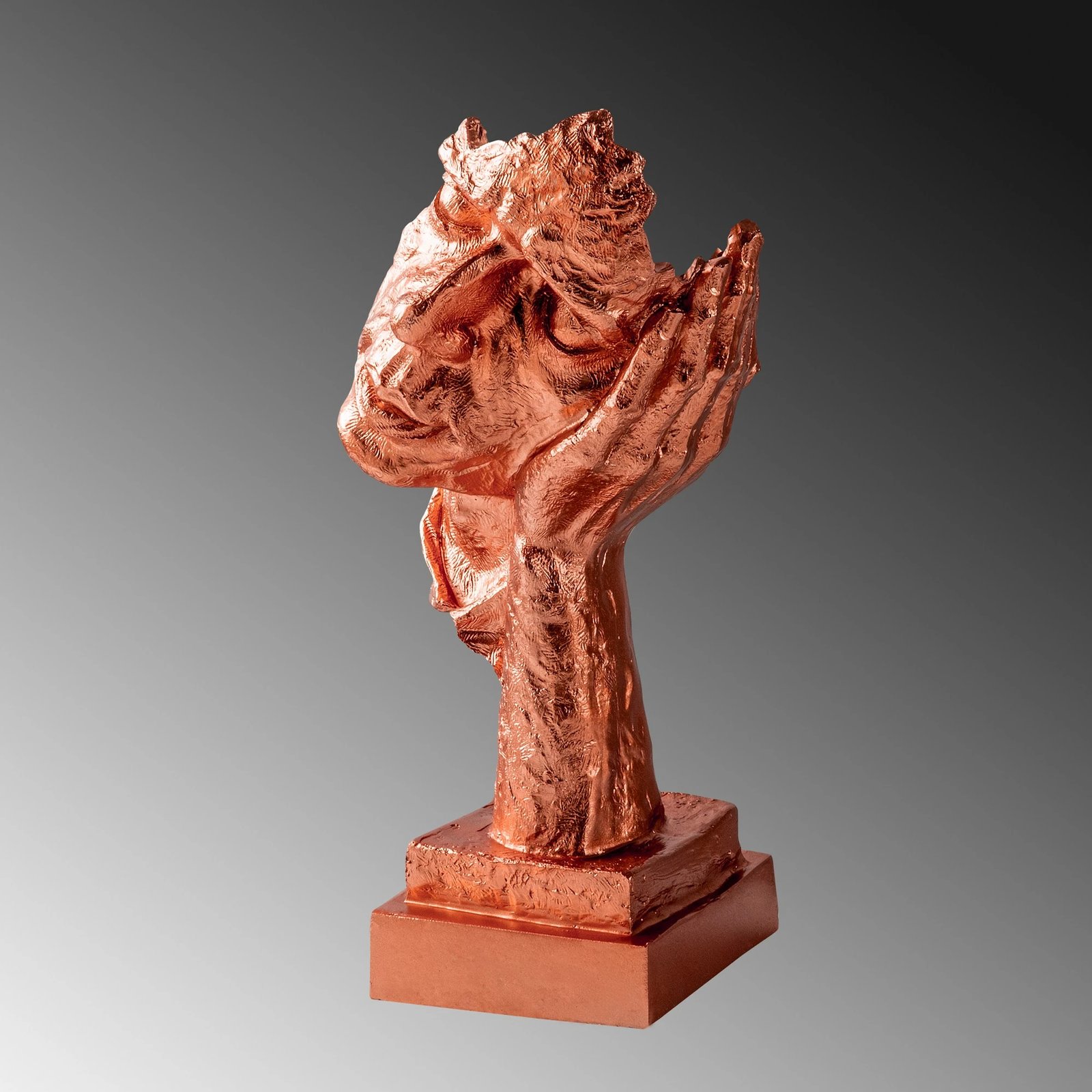 Objekt dekorativ Evila Originals, bakër, Yak-030-A