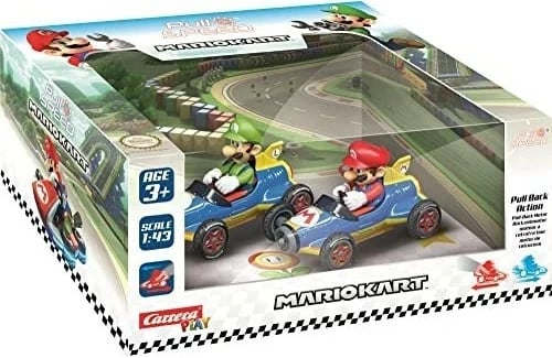 Makina lodër Carrera Mario Kart Mach8, Pull & Speed, dysh