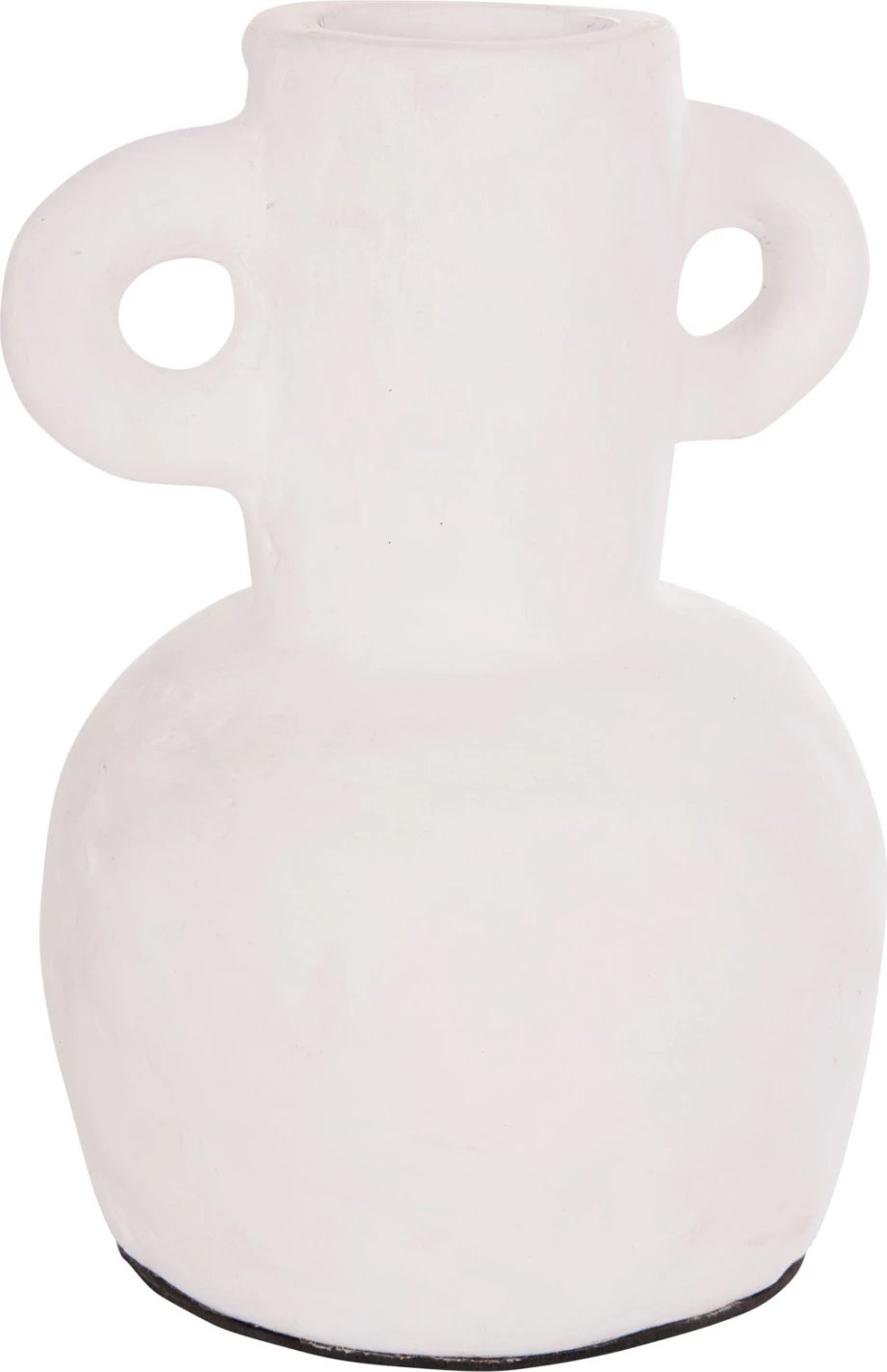 Vazo dekorative CLAYVON, terrakotë, ngjyrë e bardhë, FH4406, 14x20cm