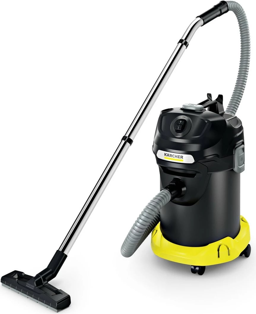 Aspirator për hi Karcher AD 4 Premium 1.629-731.0 17 L 600 W rezervuar metalik pa qese zi/verdhe