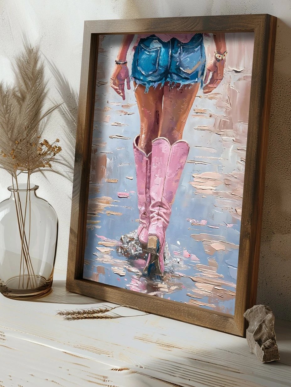 Pikturë dekorative me kornizë MDF, shumëngjyrëshe, Wallity, GE090-L, 35x47x3.5 cm