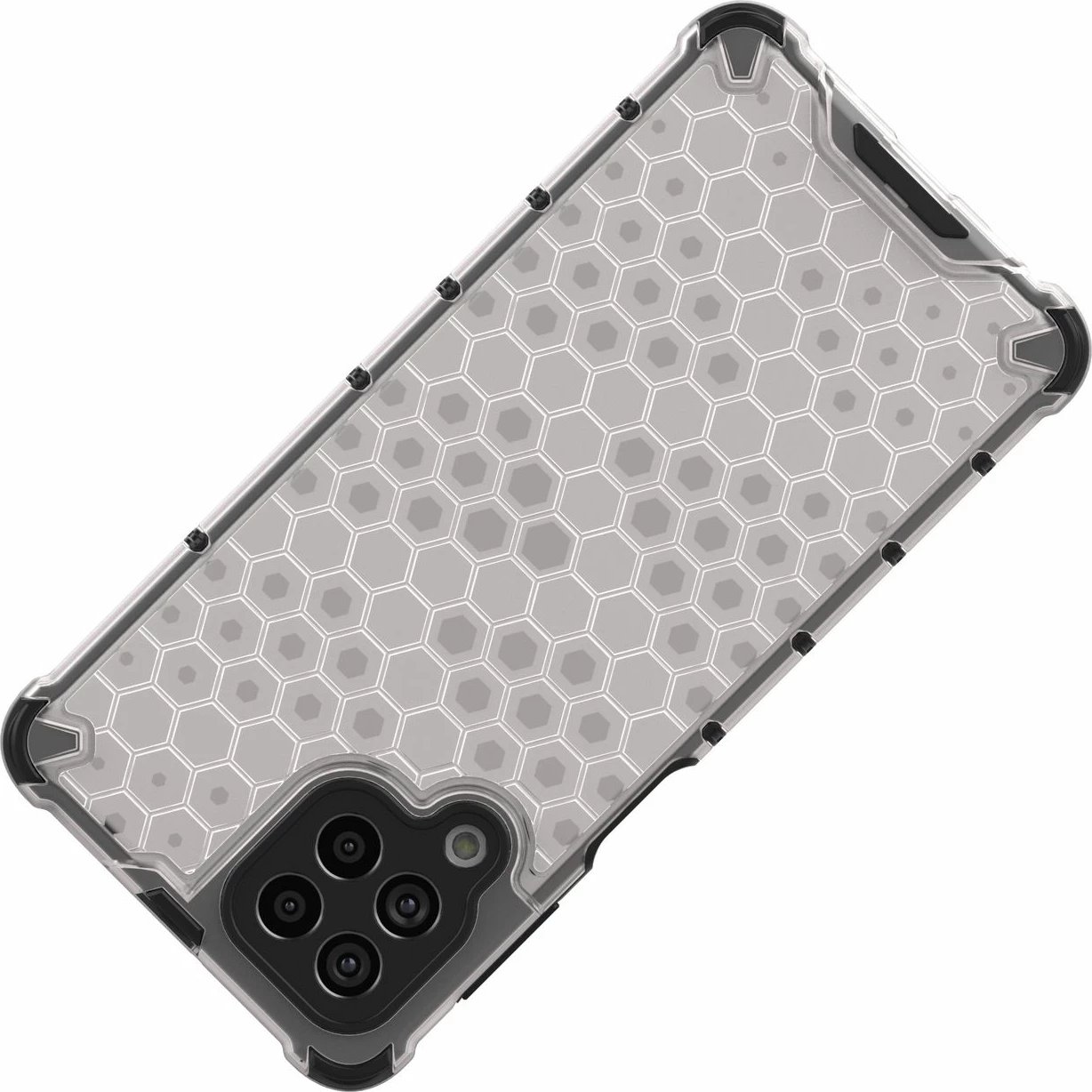 Mbështjellës Hurtel Honeycomb për Samsung Galaxy M53 5G, transparent