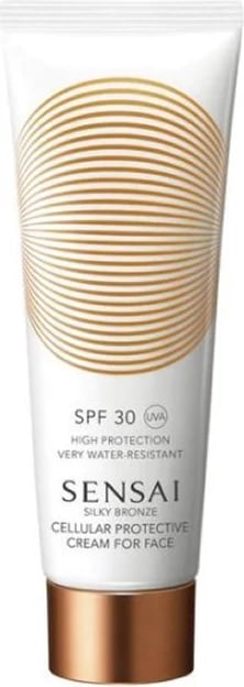Krem mbrojtës për fytyrë Sensai Silky Bronze Cellular Protective Cream SPF30, 50ml