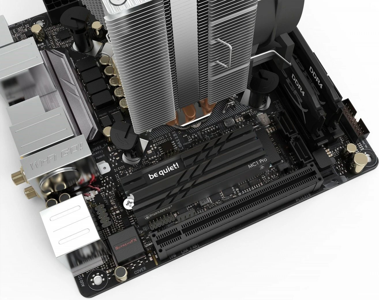 Ftohës SSD Be quiet! MC1 Pro, M.2 2280, Alumini, Zi
